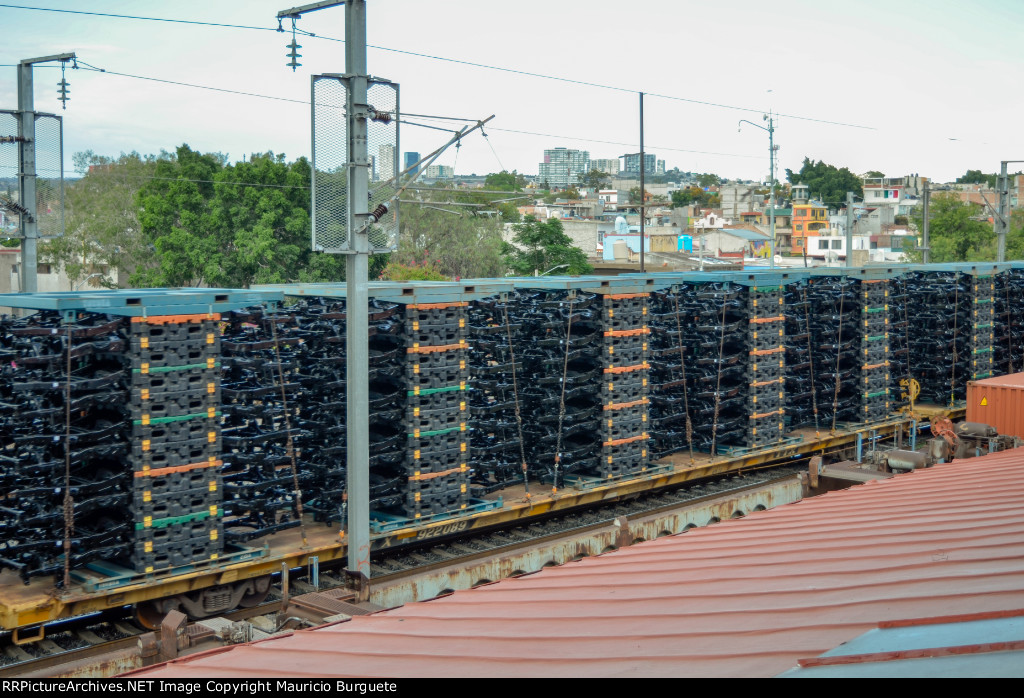 FTTX Flat Car with Truck Frames